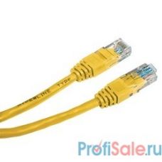 Cablexpert Патч-корд UTP PP12-1M/Y кат.5, 1м, литой, многожильный (желтый)