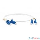 Hyperline FC-D2-9A1-LC/UR-LC/UR-H-1M-LSZH-WH Патч-корд волоконно-оптический (шнур) SM 9/125 (G.657), LC/UPC-LC/UPC, 2.0 мм, duplex, LSZH, 1м