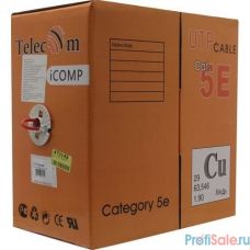 Telecom Кабель Telecom  CU UTP LSZH 4 пары кат. 5e <UTP4-TC1000C5EN-CU-ZH-IS enlarge PVC> (бухта 305м)