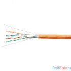 Exegate EX289280RUS Кабель ExeGate FUTP4-C5e-CU-S24-IN-LSZH-OR-305 FTP 4 пары кат.5e медь, 24AWG, экран, бухта 305м, оранжевый, LSZH