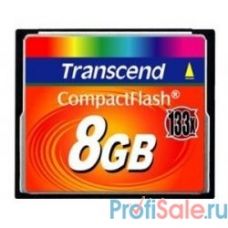 Compact Flash 8Gb Transcend  (TS8GCF133) 133-x