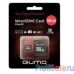 Micro SecureDigital 16Gb QUMO QM16(G)MICSDHC10 {MicroSDHC Class 10, SD adapter}