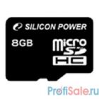 Micro SecureDigital 8Gb Silicon Power SP008GBSTH010V10 {MicroSDHC Class 10}