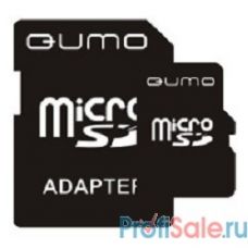 Micro SecureDigital 8Gb QUMO QM8GMICSDHC4 {MicroSDHC Class 4, SD adapter}