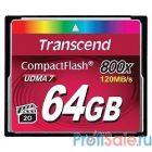 Compact Flash 64Gb Transcend, High Speed (TS64GCF800) 800-x
