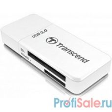 USB 3.0 Multi-Card Reader F5 All in 1 Transcend [TS-RDF5W] White