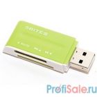 5bites RE2-102GR (RE-102GR) Устройство ч/з карт памяти  USB2.0 / ALL-IN-ONE / USB PLUG / GREEN