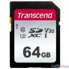 SecureDigital 64Gb Transcend TS64GSDC300S {SDXC Class 10, UHS-I U3}
