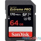 SecureDigital 64Gb SanDisk SDSDXXY-064G-GN4IN {SDHC Class 10, UHS-I U3, Extreme Pro} 