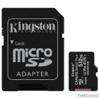 MicroSD 512GB Kingston microSDXC Class 10 UHS-I U3 Canvas Select Plus (SD адаптер) 100MB/s SDCS2/512GB