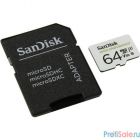 Флеш-накопитель Sandisk Карта памяти  64GB SanDisk® High Endurance microSDHC Card with Adapter - for Dashcams & home monitoring [SDSQQNR-064G-GN6IA]