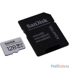 128GB SanDisk microSDHC Card with Adapter - for Dashcams & home monitoring [SDSQQNR-128G-GN6IA]
