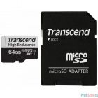 Micro SecureDigital 64Gb Transcend Class 10 TS64GUSD350V {MicroSDXC Class 10 UHS-I}