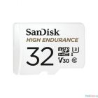 Флеш-накопитель Sandisk Карта памяти Sandisk 32GB  High Endurance microSDHC Card with Adapter - for Dashcams & home monitoring[SDSQQNR-032G-GN6IA]