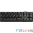 Defender OfficeMate HM-710 RU Black USB [45710] {Проводная клавиатура, полноразмерная, 104кн}