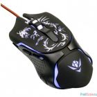 Мышь MOG-25U Nakatomi Gaming mouse - игровая, 6 кнопок + ролик, 7-ми цветная подсветка, USB, черная