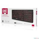 Клавиатура проводная с подсветкой Smartbuy ONE 328 USB Black [SBK-328U-K]