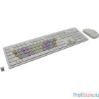 Комплект клавиатура + мышь с цветными клавишами Smartbuy 218346AG белый [SBC-218346AG-W]