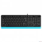 Клавиатура A4Tech Fstyler FKS10 черный/синий USB [1530196]