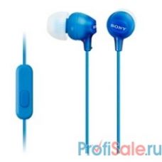 SONY MDR-EX15APLI.CE7, синий {Наушники с гарнитурой}