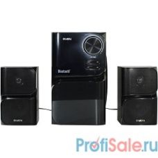 SVEN MS-305 черный { акуст. система 2.1, FM-тюнер, USB/SD, дисплей, ПДУ, Bluetooth, мощн. 20 Вт+2х10 Вт, чёрн}