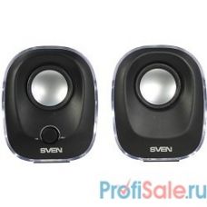 SVEN 330, чёрный (5 Вт, питание USB, подсветка)