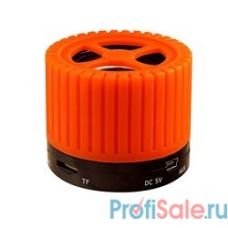 Ginzzu GM-988O, BT-Колонка 3W/TFcard/AUX/FM, оранжевый