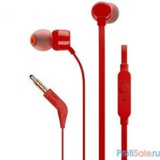 JBL TUNE110 Lifestyle 1.2м красный проводные (в ушной раковине)