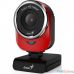 Genius QCam 6000 Red {1080p Full HD, вращается на 360°, универсальное крепление, микрофон, USB} [32200002401]