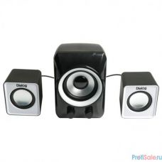 Dialog Colibri AC-202UP BLACK-WHITE - колонки 2.1, 11W RMS, черные, питание от USB