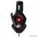 CROWN CMGH-2000 Black&red (Подключение jack 3.5мм 4pin + адаптер 2*jack spk+mic,Частотныи? диапазон: 20Гц-20,000 Гц ,Кабель 3.2м, Динамки 50мм