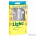 Perfeo наушники внутриканальные с микрофоном беспроводные LIGHT белые PF_A4309 