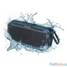 SVEN PS -240,  черный  (12  Вт,  Waterproof  (IPx7),  TWS, Bluetooth, microSD, карабин, 2000мА*ч), 