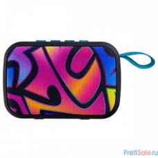 Perfeo Bluetooth-колонка "ZENS" MP3, microSD, USB, AUX, мощность 3Вт, 500mAh, граффити