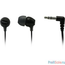 Наушники вкладыши Sony MDR-EX15LP 1.2м черный проводные (в ушной раковине)