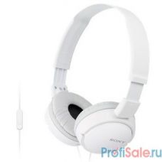 Наушники SONY MDR-ZX110APWC накладные, цвет белый