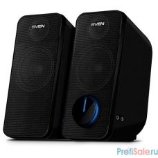 SVEN 470,чёрный,USB,2.0, мощность 2x6 Вт(RMS) 12 Вт, 80-20000 Гц, mini Jack, USB