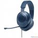 Наушники с микрофоном JBL Quantum 100 синий 1.2м мониторные оголовье (JBLQUANTUM100BLU)