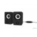 RITMIX SP-2058 Black {6 Вт (2*3 Вт), 50 мм, USB, jack 3.5 мм, 130-18000 Гц, рег. громкости, пластик, 66*65*99 мм, пластик, черный}