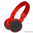 RITMIX RH-415BTH Black-red {40 мм, 32 Ом, 20-20кГц, Bluetooth 5.0, FM-радио, microSD (MP3, WAV до 32 Гб), до 6 часов, DC 5 В, 200 мАч}