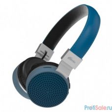 RITMIX RH-460BTH Blue {Bluetooth 5.0 + FM + microSD (MP3, WAV до 32 Гб), 40 мм, 32 Ом, 20-20кГц, до 5 часов, DC 5 V, 150 мАч, 1.2 м ± 0.3 м, пластик}