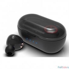 RITMIX RH-802BTH TWS Black {Bluetooth 5.0, 10 мм, 20-20000 Гц, 32 Ом, 40 мАч (наушники), кейс 300 мАч, до 4 ч на одном заряде, microUSB 5 В, пластик}