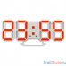 Perfeo LED часы-будильник "LUMINOUS 2", белый корпус / красная подсветка (PF-6111)