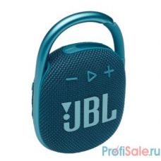 Динамик JBL Портативная акустическая система  JBL CLIP 4, синяя