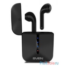 SVEN E-335B, черный (Bluetooth, TWS, зарядный кейс)