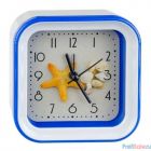 Perfeo Quartz часы-будильник "PF-TC-006", квадратные 10*10 см, звезда