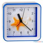 Perfeo Quartz часы-будильник "PF-TC-010", квадратные 14,8*14,8 см, подвес на стену, звезда