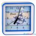 Perfeo Quartz часы-будильник "PF-TC-010", квадратные 14,8*14,8 см, подвес на стену, штурвал