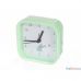 Perfeo Quartz часы-будильник "PF-TC-012", квадратные 9,5*9,5 см, зелёные