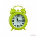 Perfeo Quartz часы-будильник "PF-TC-015", круглые диам. 9,5 см, зелёные